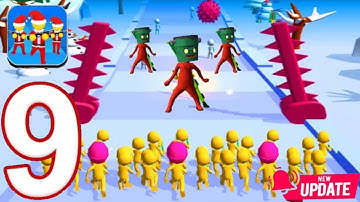 Gun Clash 3D Part 9 Max Level 52 - 55 New Update Gameplay (iOS, android)