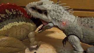 spinosaurus vs indominus rex part 1 Jordan s video