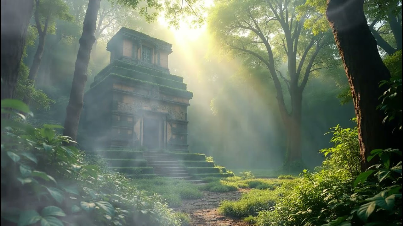 Aztec Jungle Meditation Music/Deep Healing Sounds, Ancient Forest Ambience, Relaxing Flute & Nature