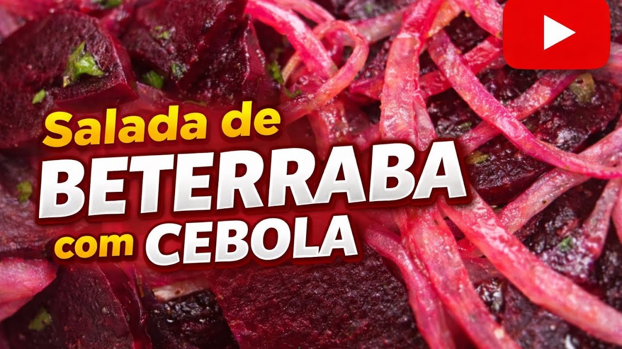 Salada de beterraba com alho e cebola