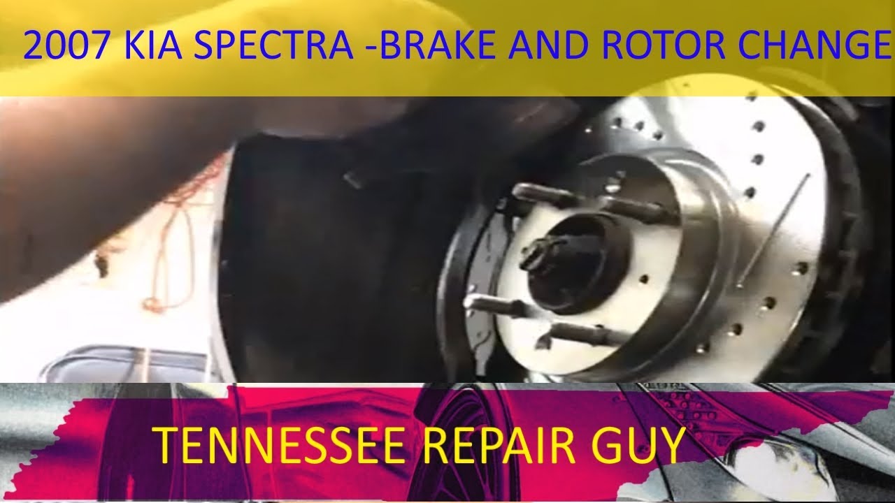 2007 Kia Spectra Brake Change YouTube