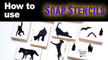 Stencil 101 Soap Dough and Stencils