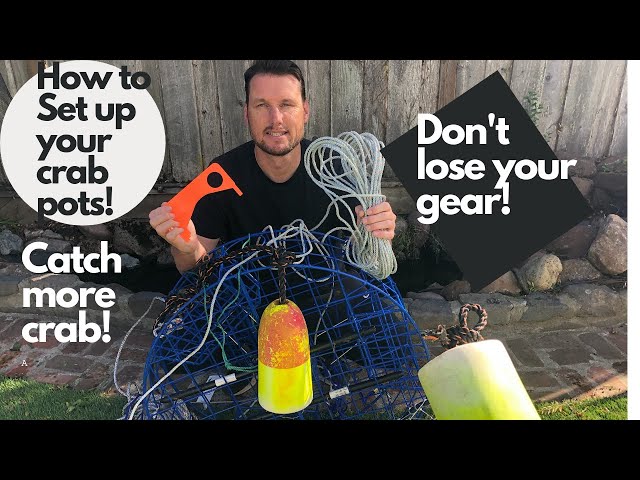 How to set-up crab pots to catch mud crabs & sand crabs 