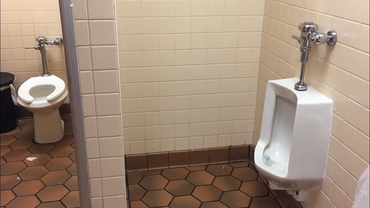 [694] Unrenovated 1980's McDonald's restroom with an original Trimbrook ...