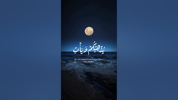 سورة إبراهيم الآيات { ١٩ - ٢٠ } #المصحف #quran #اكسبلور #islamicfestival #حالات_واتس #islamicholida