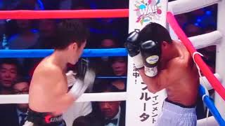 【ボクシング】拳四郎ＶＳヒルベルト・ペドロサのＴＫОラウンド
