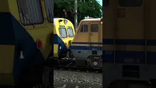 ​WAP4 RESCUE ICF MEMU TRAIN | IndianTrain Simulator | Train Game#train#railroad​#trainsimulator