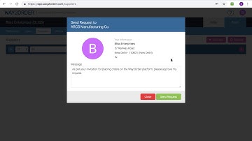 Adding Suppliers in Way2Order B2B Ordering App