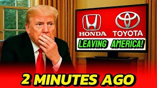 NO MORE JAPAN CARS! Trump GOES NUTS as Toyota & Honda Quit America Over Tariffs