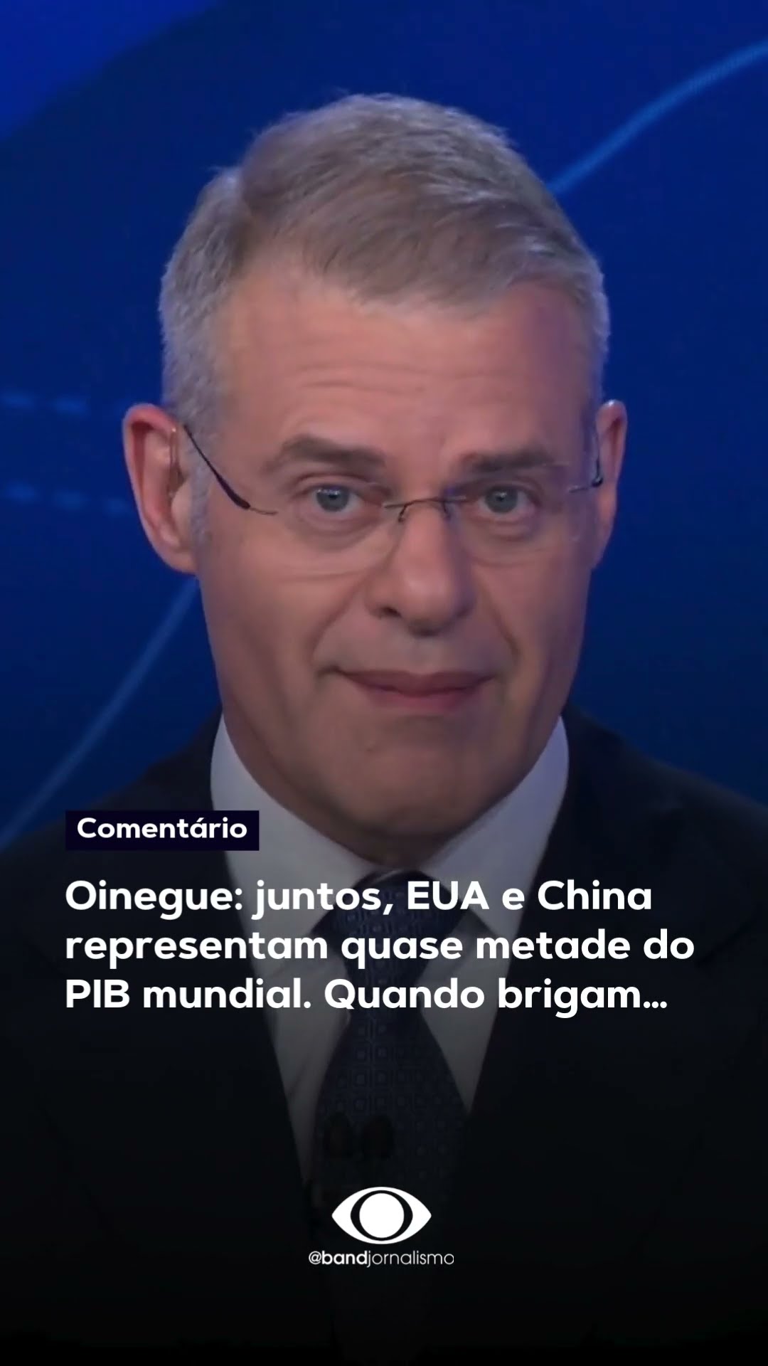 Oinegue: juntos, EUA e China representam quase metade do PIB mundial #shorts