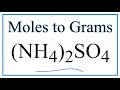 Molar Mass and Moles Concepts
