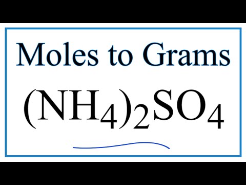 Video: Kokia yra nh4 2so4 gramų formulė?