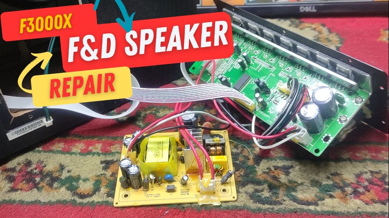 How To Repair F&D Speaker F3000X Power Repair 2023 Created by Afjal