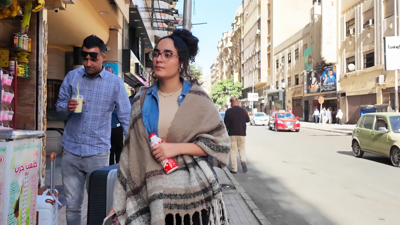 وسط البلد طلعت حرب القاهرة - مصر | جولة سير على الاقدام