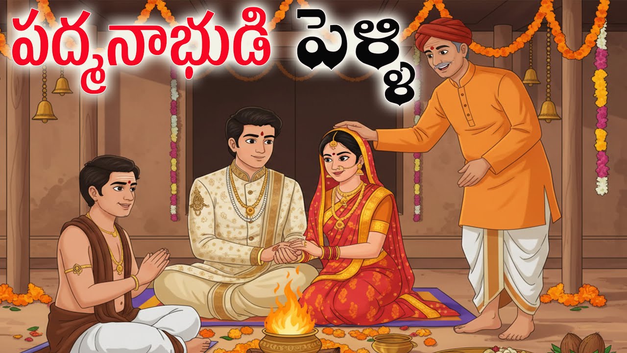 పద్మనాభుడి పెళ్ళి | Telugu Stories | Moral stories in telugu | Katha Lokam Telugu Stories