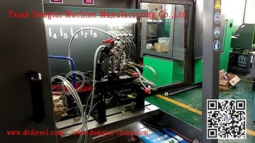 CR738  BOSCH INJECTOR TEST VIDEO