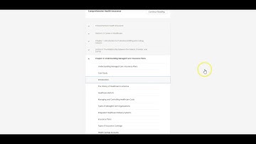 Using the E-Text in MyLab | Health Insurance