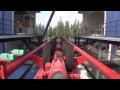 Diving Coaster Roller Coaster Front Seat POV B&M Dive Machine Happy Valley Shanghai China