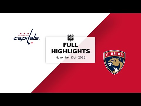NHL Highlights | Capitals vs. Panthers | November 13, 2025