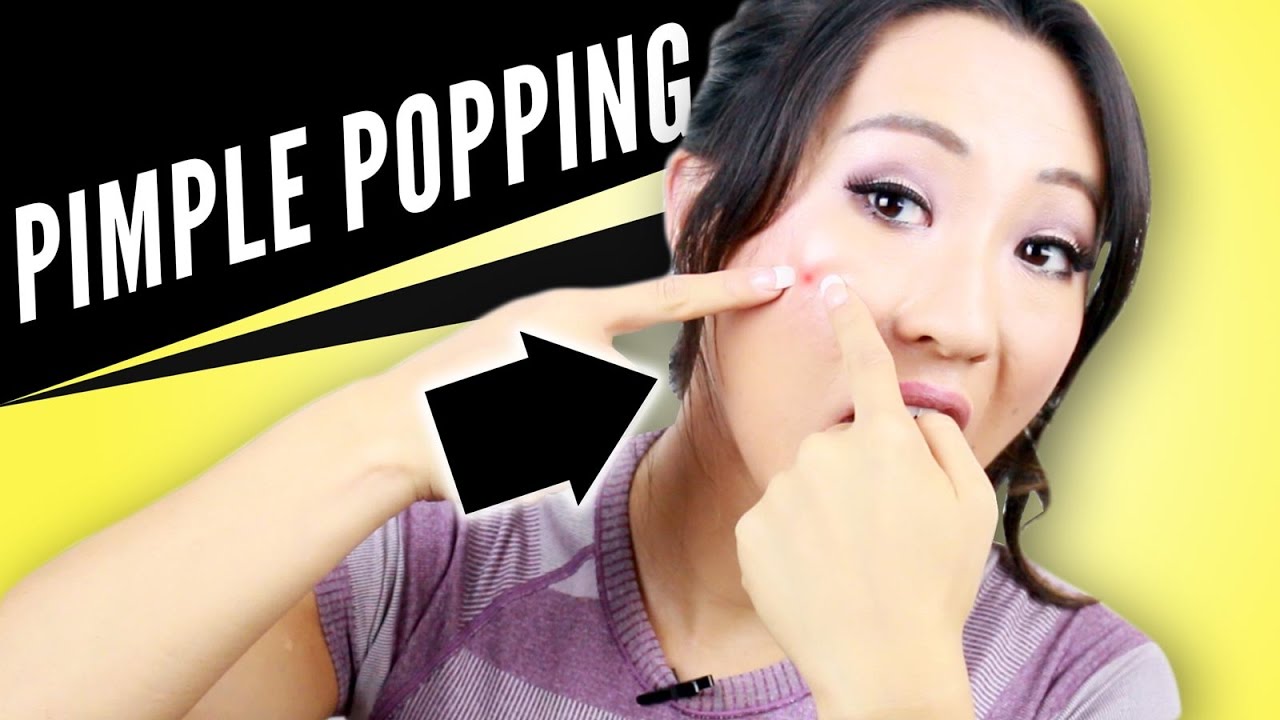HOW TO POP A PIMPLE YouTube
