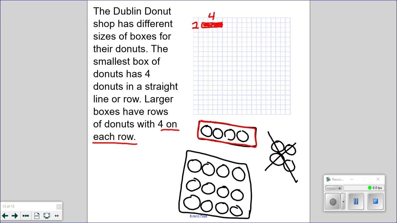 Using Grid Paper to Make Arrays - YouTube