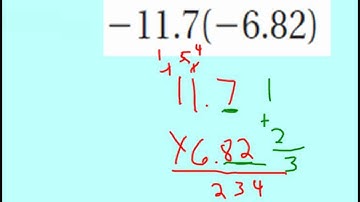 Common Core Math Video 27 Multiplying and Dividing Decimals with Negatives