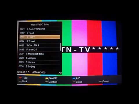 NSS 12 57°E Dish Setting and Channel Scan 2019