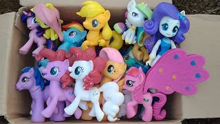 Koleksi Mainan Kuda Poni | Kuda Poni Apple Jack, Pinkie Pie, Fluttershy, Twilight Sparkle, Rarity, |