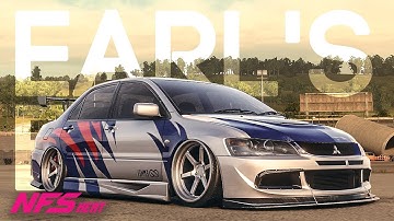 NEED FOR SPEED HEAT -  EARLS EVO 8 (Icon Car Wrap Timelapse)