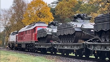 FALKENBERGBAHN / OHE / PANZERZUG / MARDER / SinON / LUDMILLA / VOSSLOH DE18 / DB / BUNDESWEHR / HEER