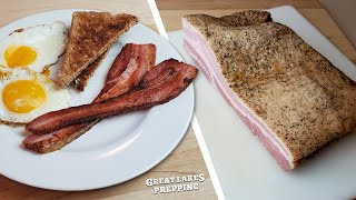 Homemade Bacon from Scratch  Basic Dry Cure Recipe  Oven Method (no smoker needed)