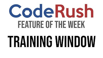 CodeRush FotW: Training Window