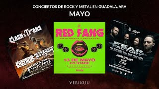 CONCIERTOS MAYO 2023 - METAL / ROCK - en Guadalajara