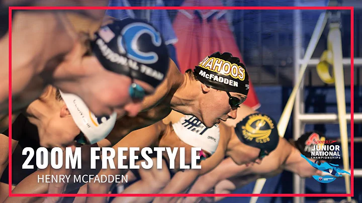 Henry McFadden Earns Gold in 200M Freestyle | 2022...