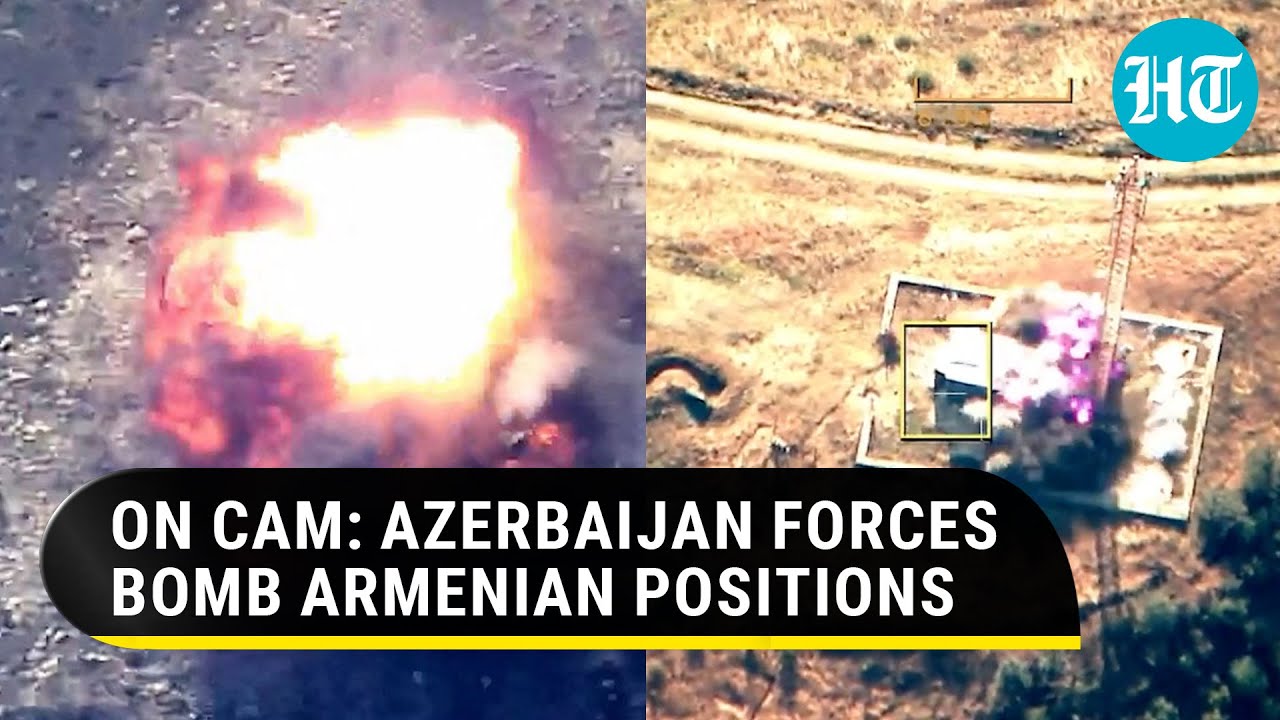 ⁣Kamikaze Drones, Gunfire: Azerbaijan Attacks Armenian Positions In Nagorno-Karabakh | Watch