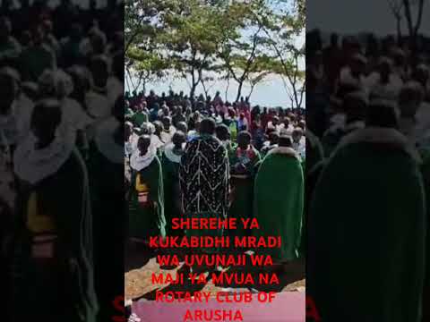 MRADI WA UVUNAJI WA MAJI YA MVUA NA ROTARY CLUB OF ARUSHA SHULE YA MSINGI IRMORIJO YAKABIDHIWA