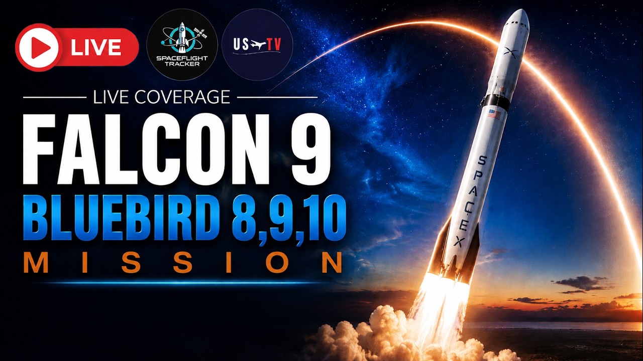 SpaceX Launches Falcon 9 Carrying BlueBird 8–10 Satellites Mission ...