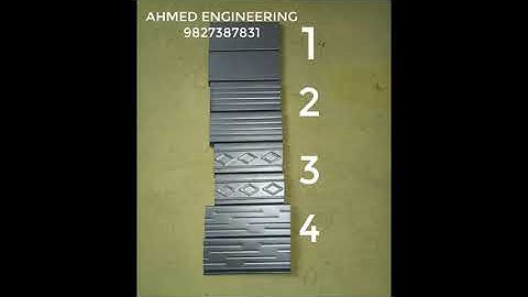 Rolling Shutter 4 Design Strip Making Machine 9827387831