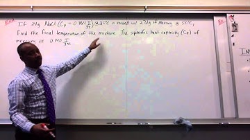 Calorimetry Example Problems Part 1