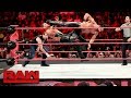 Dean Ambrose Seth Rollins vs. The Miz The Miztourage Handicap Match Raw, July 24, 2017
