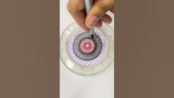 ASMR Spirograph Therapy: Relaxing Art for Stress Relief! #shorts #spirograph #art #asmr #2024