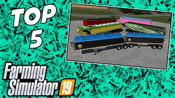 Top 5 Console Semi Trailer Mods | Farming Simulator 19