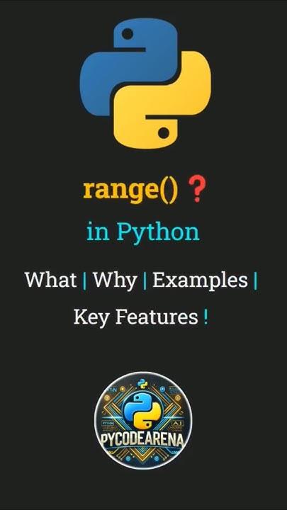 🔢range Function in Python | Python range function #python #coding # ...