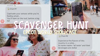 SCAVENGER HUNT AT EPCOT  WORLD SHOWCASE