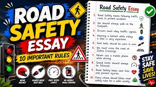 Road Safety Essay in English | 10 Easy Road Safety Rules for Students
