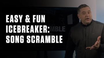 Easy and Fun Icebreaker: Song Scramble
