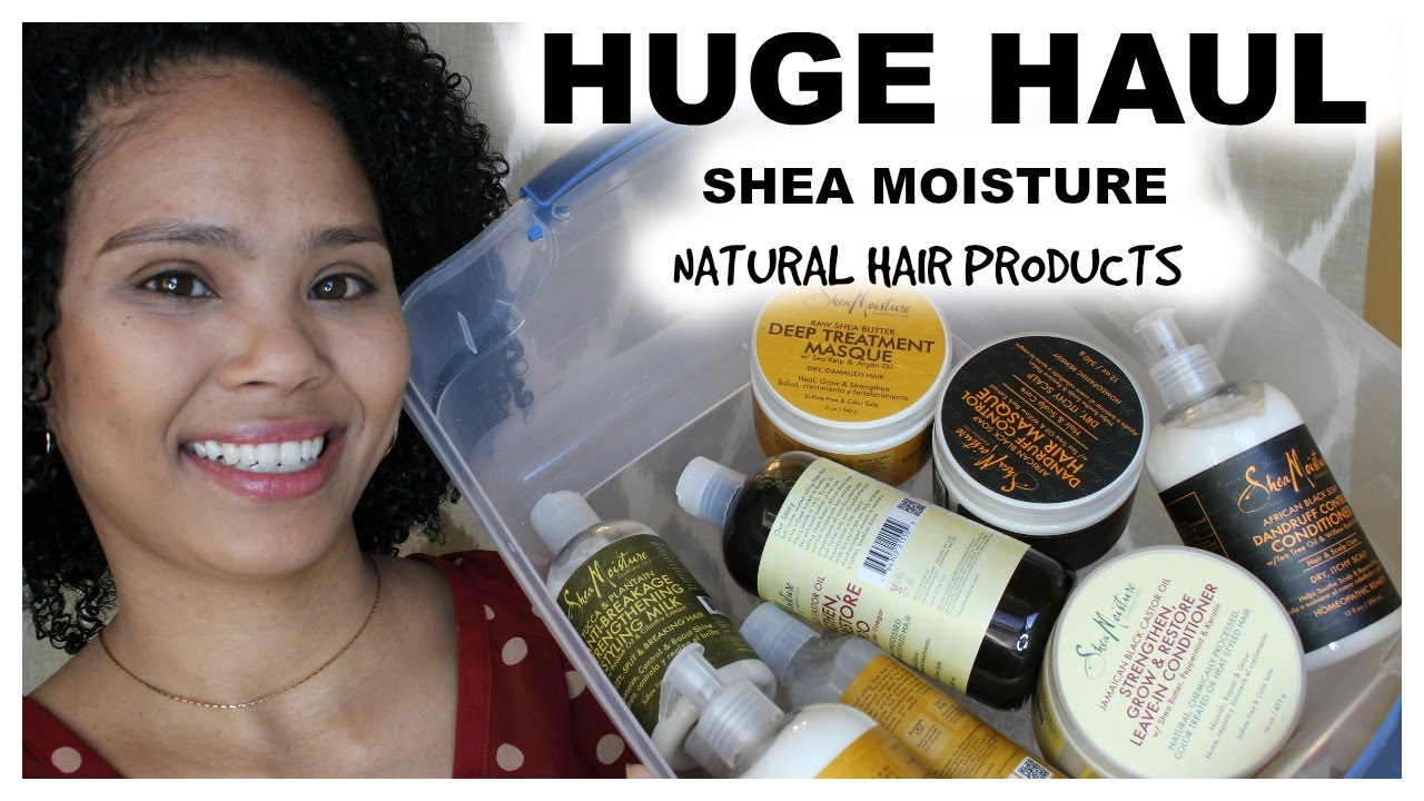 HUGE SHEA MOISTURE HAUL | Natural Hair Products