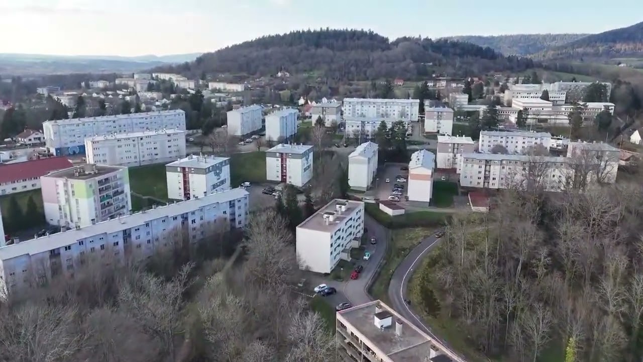 Saint -Dié,vu du ciel le 17 mars 2025