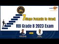 7 steps formula to crack the rbi grade b exam  rbi grade b complete strategy