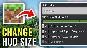 How To Change HUD Size In Minecraft Bedrock - Full Guide